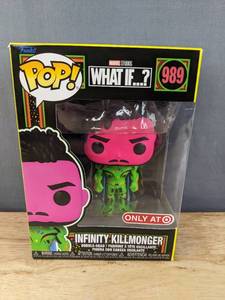 lot 62J image: Brand New Funko Pop Marvel Studios What If... Infinity Killmonger #989 Figure V