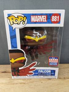 lot 72J image: Brand New Funko Pop Marvel Falcon #881 Figure V