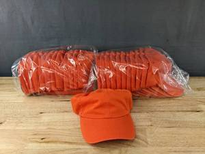 lot 534 image: 24 Brand New Advantage Series Ltd. Orange Hats OSFM A