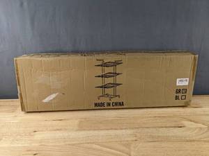 lot 152 image: Brand New Winyousk Moveable 4-Tier Clothes Drying Rack $84.78 Retail B