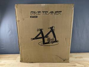 lot 153 image: Brand New Bike Trainer Indoor Exercise Rider Stand in Black B