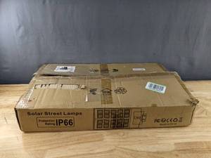 lot 163 image: INSDEA 6000W Solar Street Light Motion Sensor B