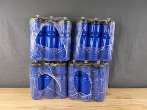 lot 174 image: Brand New 24 Total Blue and Black Water Bottles B