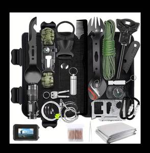 lot 18L image: Brand New 134 in 1 Survival Gear Kit - Camping, Emergency, Hiking, Outdoor and Wilderness N
