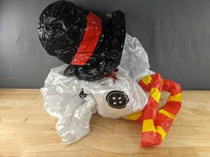 lot 365 image: Inflatable Light Up Snowman N