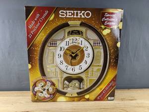 lot 55 image: New Seiko Melodies in Motion 2024 Musical Wall Clock, Limited Edition Quartz Movement N