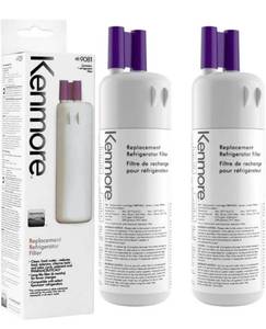 lot 227 image: Pack of 2 Brand New Kenmore Refrigerator Replacement Water Filter, White $42.97 Retail N