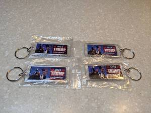 lot 405 image: Four New Trump Key Chains Make America Great Again P