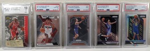 lot 17A image: 5 Graded NBA Cards - Rafer Alston, Rui Hachimura, Cameron Johnson, Marvin Bagley III & Jacob Evans III BCCG and PSA Graded C