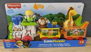 lot 81C image: Brand New Fisher-Price Little People Musical Zoo Train B