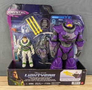 lot 25C image: Brand New Mattel Disney Pixar Lightyear Crystal Grade Buzz Lightyear Vs. Zurg Clash Pack Action Figures B