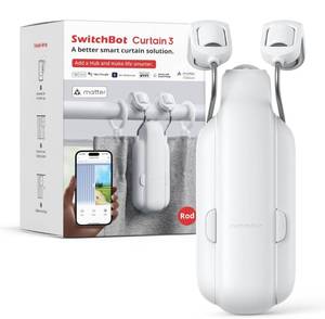 lot 58 image: Brand New SwitchBot Curtain Smart Electric Motor - Wireless App or Automate Timer Control $89.99 Retail N