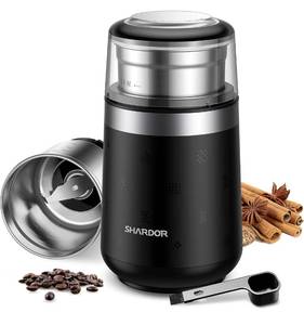 lot 100 image: Brand New Shardor Super Silent Electric Coffee Grinder N
