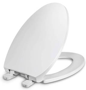 lot 60 image: Brand New WSSROGY Toilet Seat Elongated with Cover Soft Close $59.99 Retail B