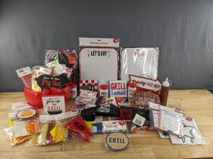 lot 125C image: Brand New BBQGrilling Themed Party Decorations D