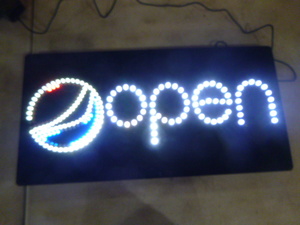 lot 21 image: Pepsi Open Sign