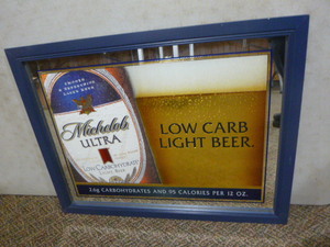 lot 29 image: Michelob Ultra Mirror Sign