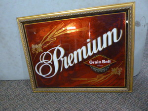 lot 31 image: Grain Belt Premium Framed Sign