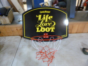 lot 46 image: Captain Morgan to Life Love and Loot Basketball Hoop Sign