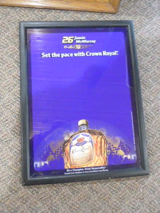 lot 48 image: Crown Royal 26 Jamie McMurray Framed Sign