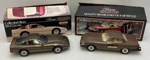 lot 35 image: Jim Beam Collectible Decanters Including 1974 Mercedes Benz 4540SL & 1984 Corvette Decanters In Original Boxes (EMPTY)