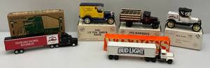 lot 38 image: Misc. Collectible Die Cast Miniatures In Original Boxes (Some Are Banks)