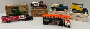 lot 43 image: Misc. Collectible Die Cast Miniatures In Original Boxes (Some Are Banks)