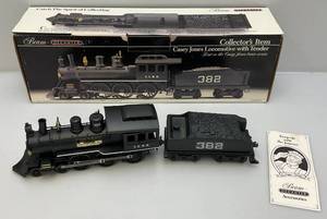 lot 44 image: Vintage Jim Beam Casey Jones Locomotive With Tender Collectble Decanter In Original Box (EMPTY)