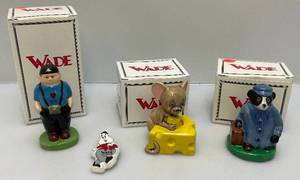 lot 47 image: Misc. WADE Miniature Figurine Collectibles In Original Boxes (NIB)