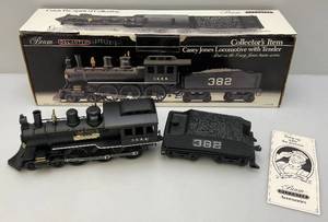 lot 53 image: Vintage Jim Beam Casey Jones Locomotive With Tender Collectble Decanter In Original Box (EMPTY)