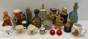 lot 78 image: Misc. Vintage Mugs, Decanters & More