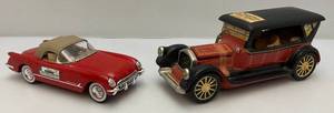 lot 84 image: Two Misc. Collectible Car Decanters (EMPTY)