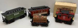 lot 88 image: Misc. Vintage BEAM Train Car Decanters (EMPTY) 1 Original Box