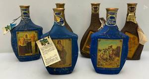 lot 92 image: Misc. BEAM Collectible Decanters (EMPTY)