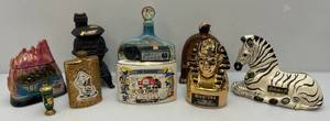lot 118 image: Misc. BEAM Collectible Decanters (EMPTY) & More