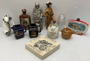 lot 121 image: Misc. BEAM Collectible Decanters (EMPTY) & More