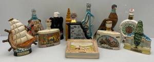 lot 125 image: Misc. BEAM Collectible Decanters (EMPTY) & More
