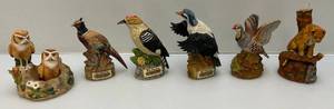 lot 131 image: Misc. Vintage Miniature Collectible Decanters Including Ski Country & More (EMPTY)
