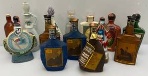 lot 138 image: Misc. BEAM Collectible Decanters (EMPTY) & More