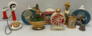lot 162 image: Misc. BEAM Collectible Decanters (EMPTY) & More