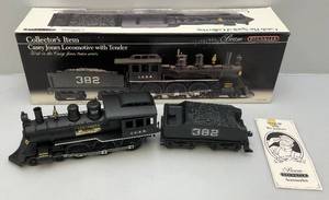 lot 165 image: Vintage Jim Beam Casey Jones Locomotive With Tender Collectble Decanter In Original Box (EMPTY)