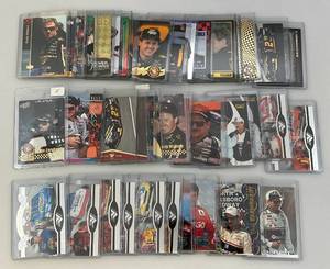 lot 172 image: Misc. NASCAR Trading Cards In Top Loader Protective Sleeves