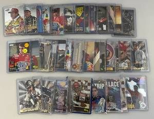 lot 178 image: Misc. NASCAR Trading Cards In Top Loader Protective Sleeves