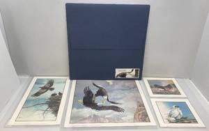 lot 194 image: Mario Fernandez The Story Of An Eagle Limited Edition 402500 Wildlife Print Set