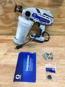 lot 26 image: Graco TrueCoat 360 VSP Handheld Paint Sprayer Model # 17D889 112924108