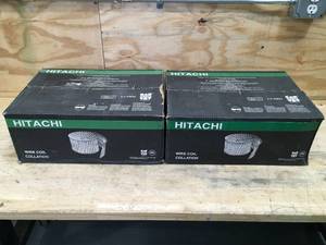 lot 107 image: HITACHI (12231) Lot of 2 Cases of- 3x.120 Bright Basic Framing Nail Wire Coils