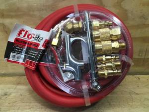lot 58 image: Flo-Lite 12 Piece Rubber Air Hose Kit 01062510