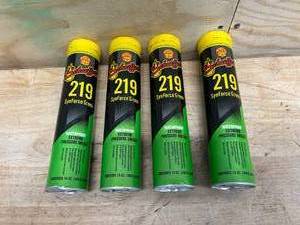 lot 123 image: Schaeffer Manufacturing Co. Lot of 4 Tubes of-  02192-029S SynForce Green Extreme Pressure Waterproof Grease NLGI #2 (14oz tubes)