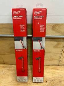 lot 33 image: MILWAUKEE Lot of 2- AIR-TIP 1-14 in. - 2-12 in. Pivoting Extension Wand WetDry Shop Vacuum Attachments (1-Piece)