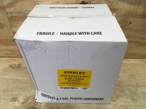 lot 95 image: Case of 4 - Jugs of Stanley Vehicle Wash & Wax